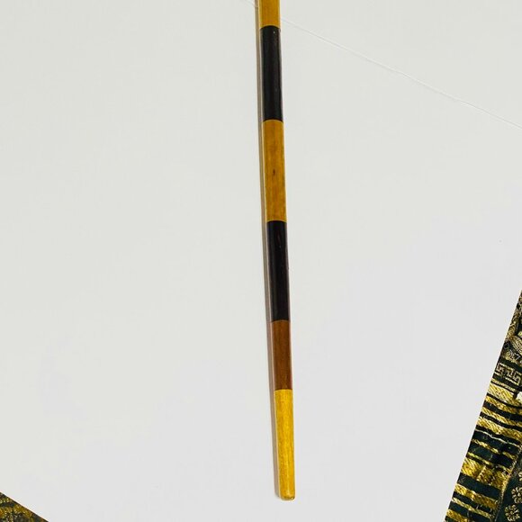 Rare & Unique VTG Wooden Hand Carved Walking Cane Red Eyes Dragon Stick Handle. - Picture 6 of 17